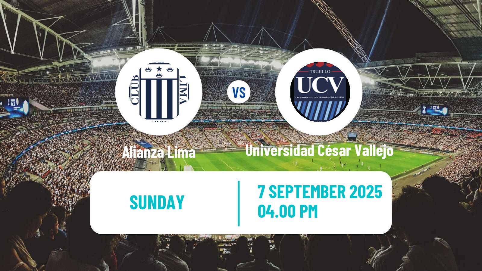 Soccer Peruvian Liga Women Alianza Lima - Universidad César Vallejo