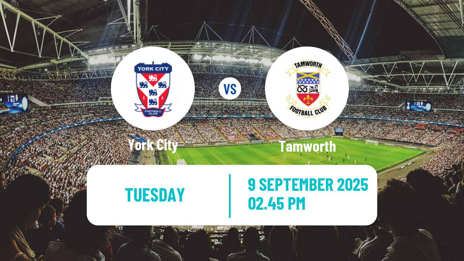 Soccer English National League York City - Tamworth