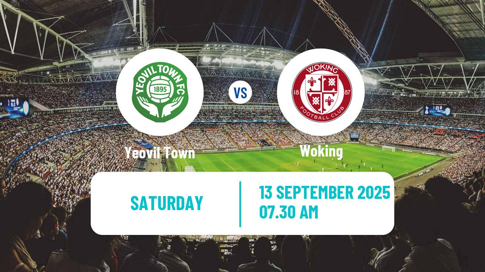 Soccer English National League Yeovil Town - Woking