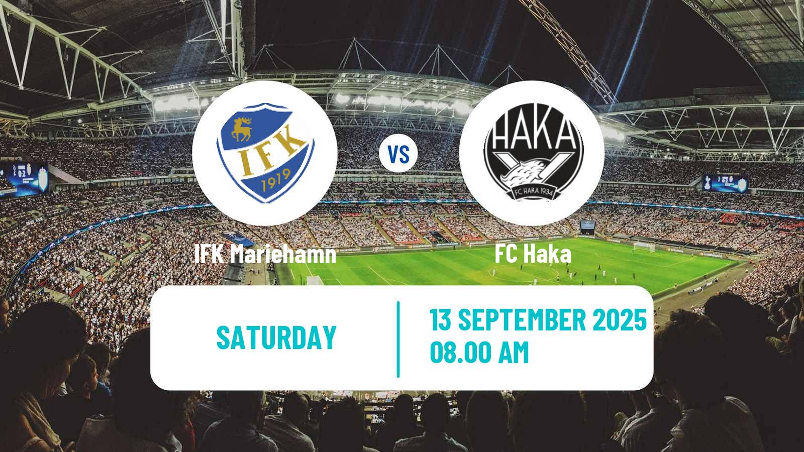Soccer Finnish Veikkausliiga IFK Mariehamn - Haka