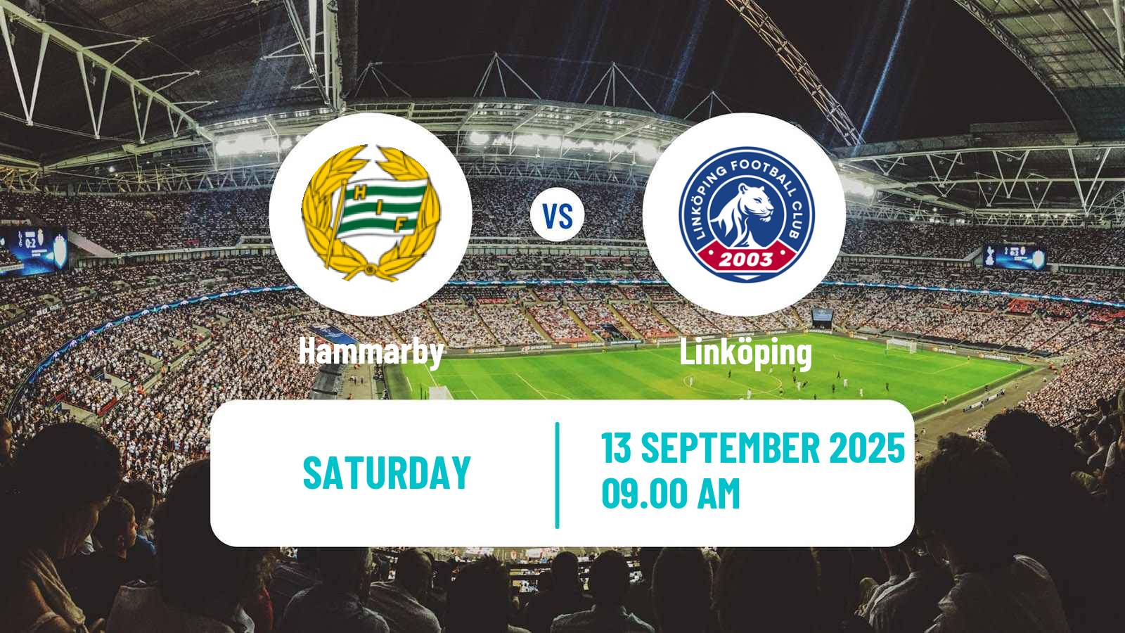 Soccer Swedish Allsvenskan Women Hammarby - Linköping