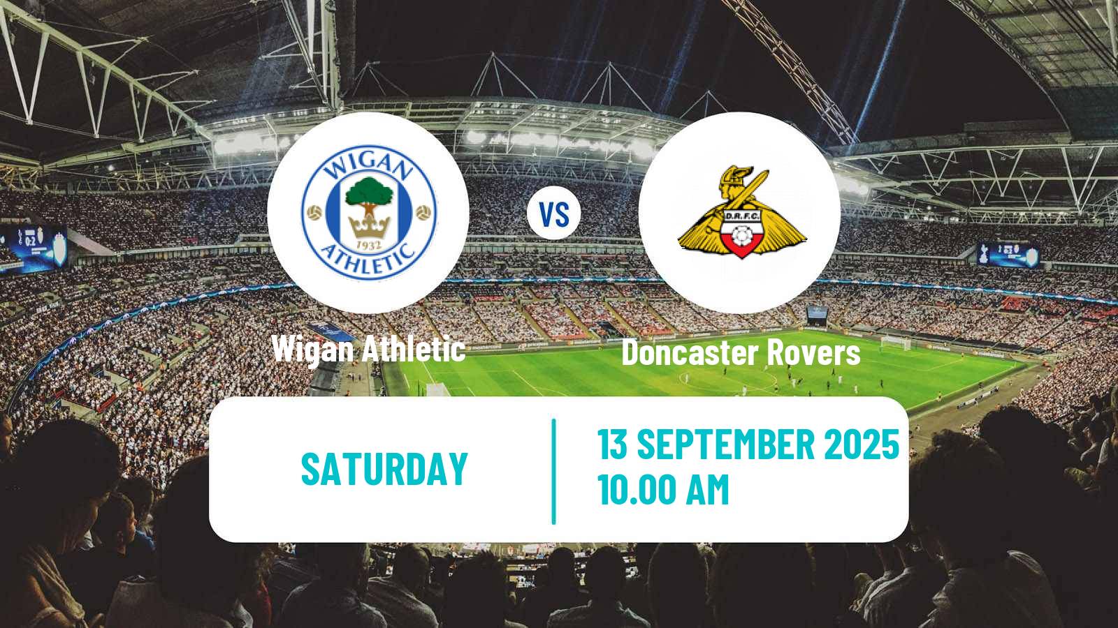 Soccer English League One Wigan Athletic - Doncaster Rovers