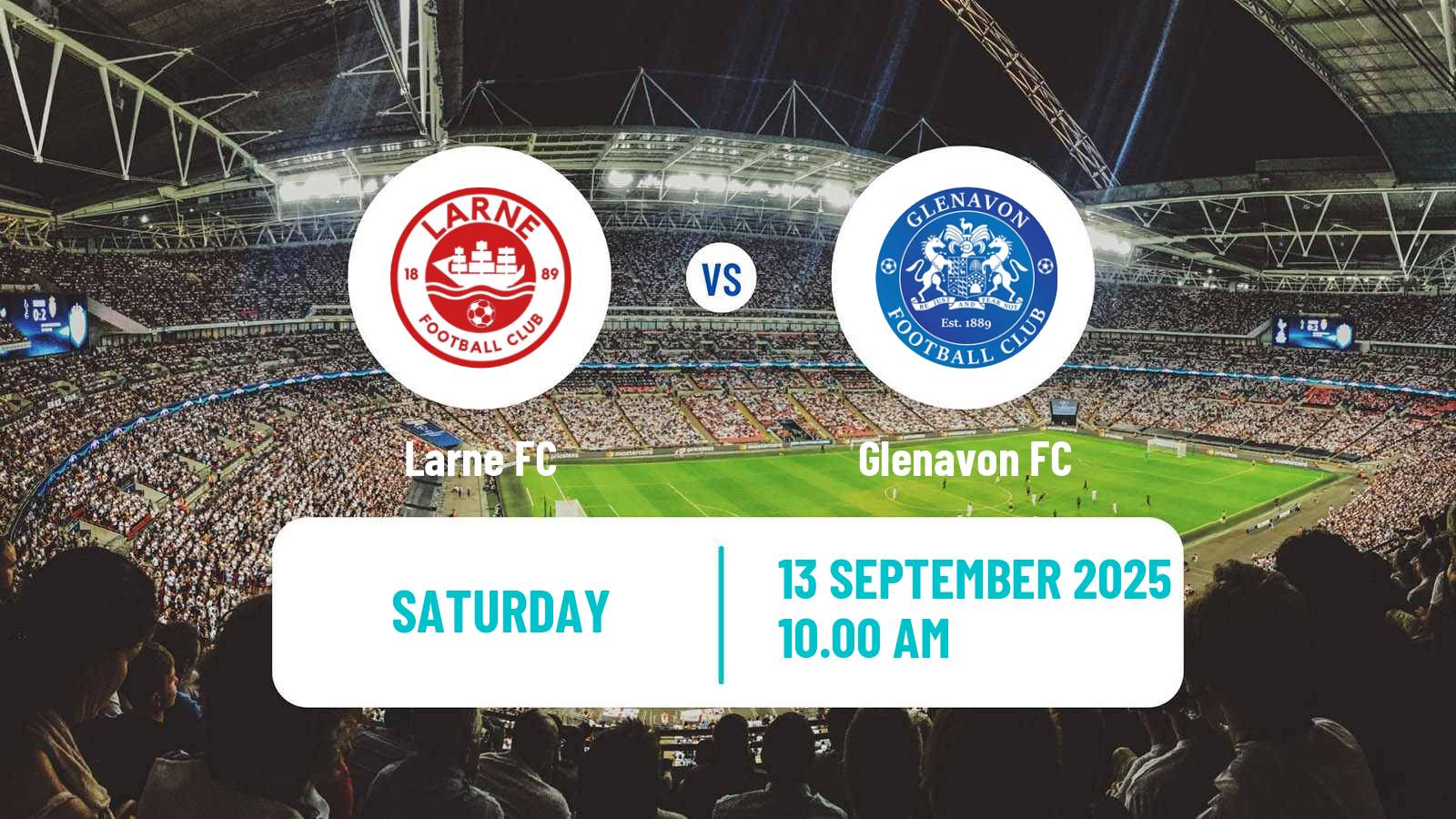 Soccer Northern Irish Premiership Larne - Glenavon