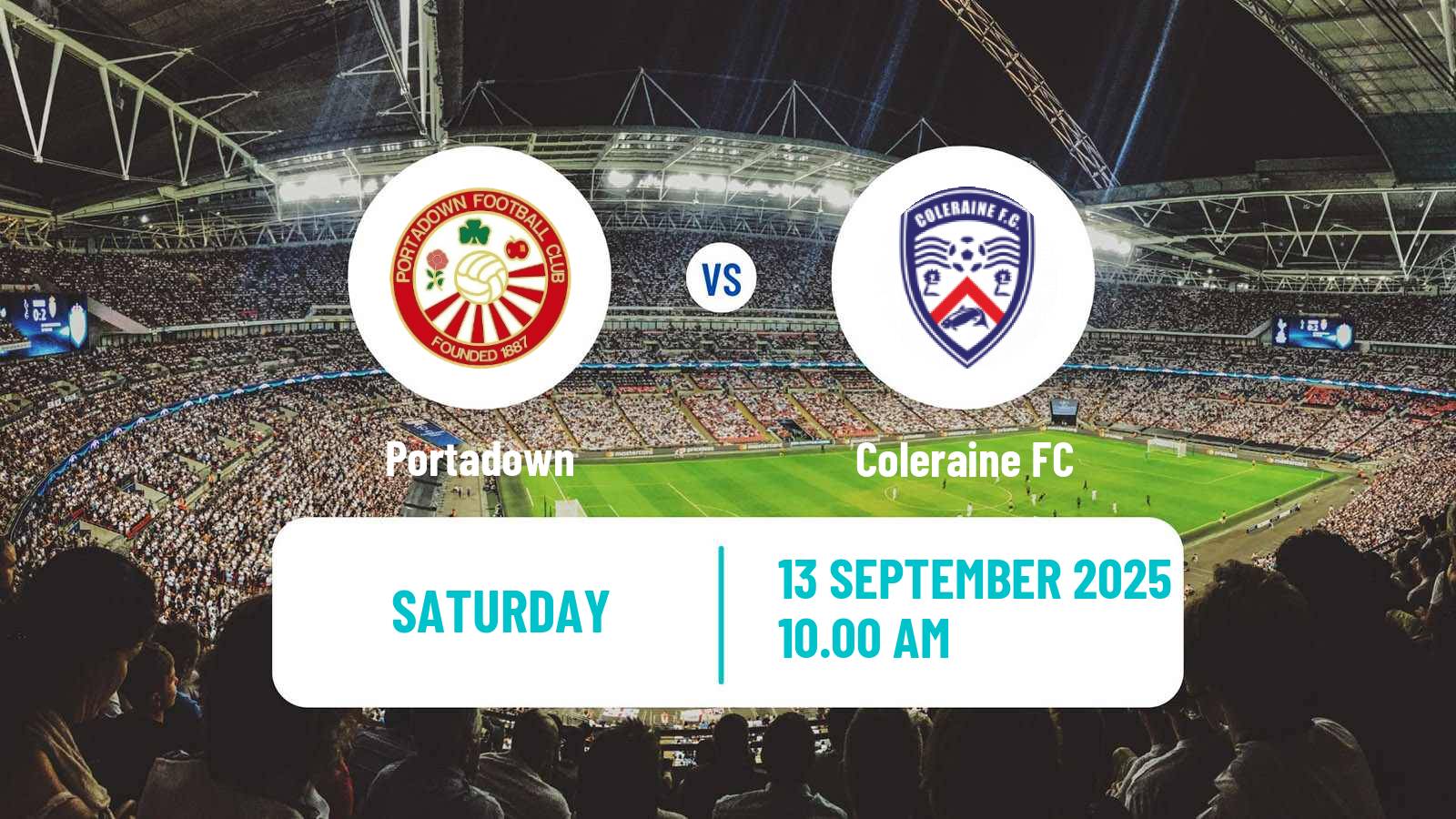 Soccer Northern Irish Premiership Portadown - Coleraine