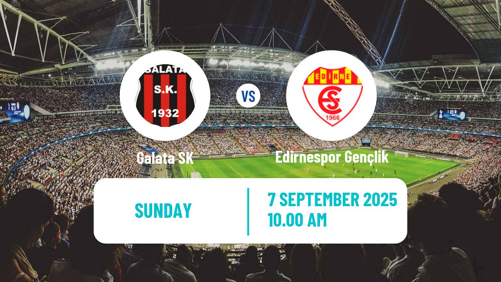 Soccer Turkish 3 Lig Group 1 Galata - Edirnespor Gençlik