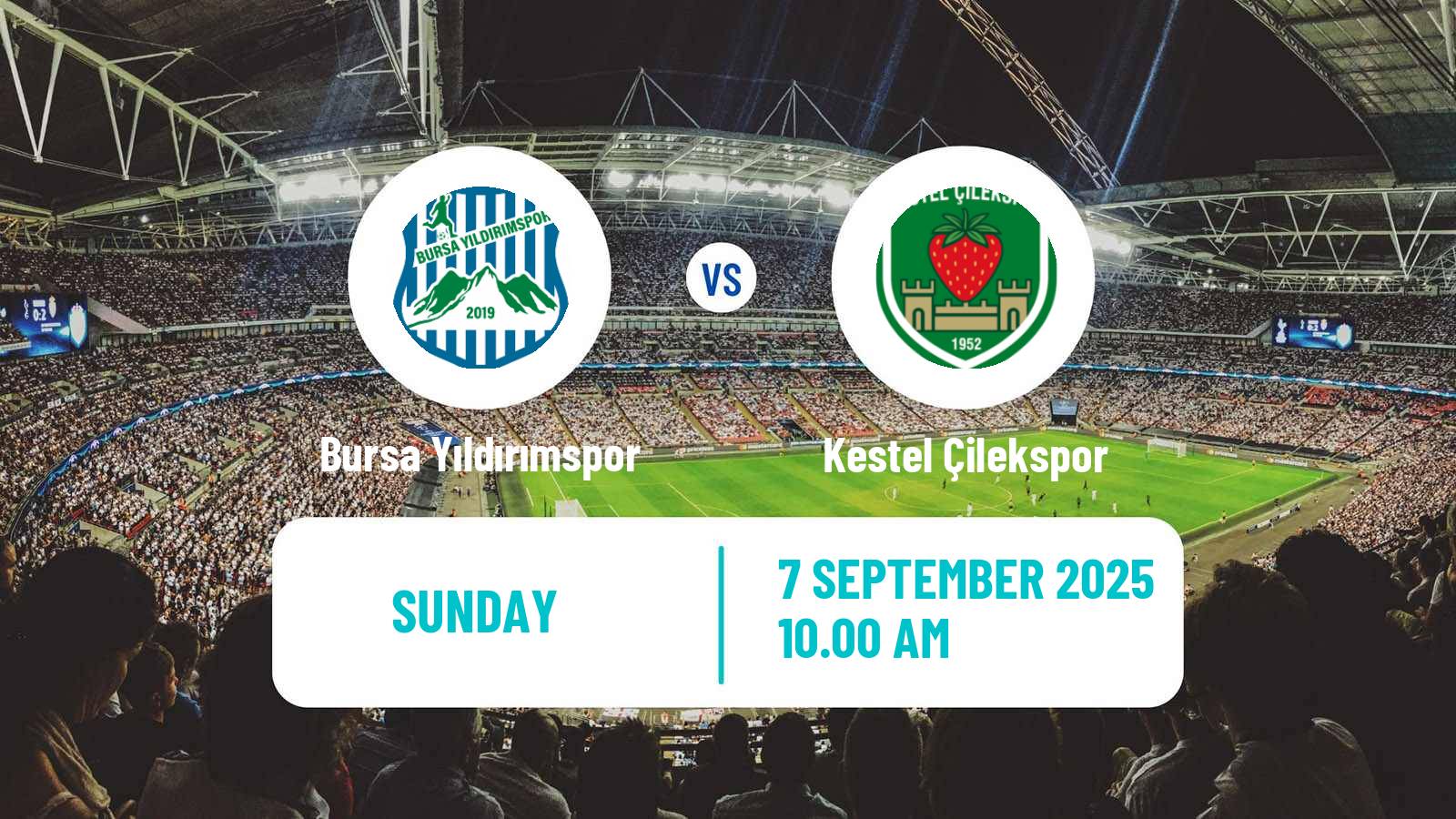 Soccer Turkish 3 Lig Group 1 Bursa Yıldırımspor - Kestel Çilekspor