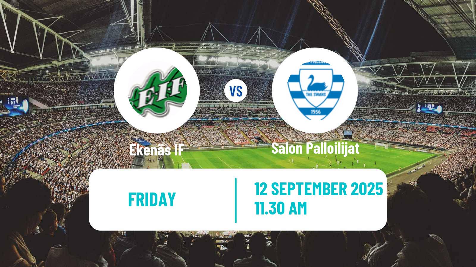 Soccer Finnish Ykkosliiga Ekenäs - Salon Palloilijat