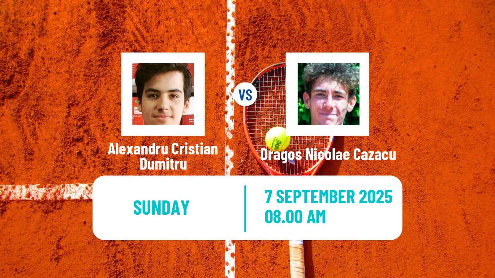 Tennis Targu Mures Challenger Men Alexandru Cristian Dumitru - Dragos Nicolae Cazacu