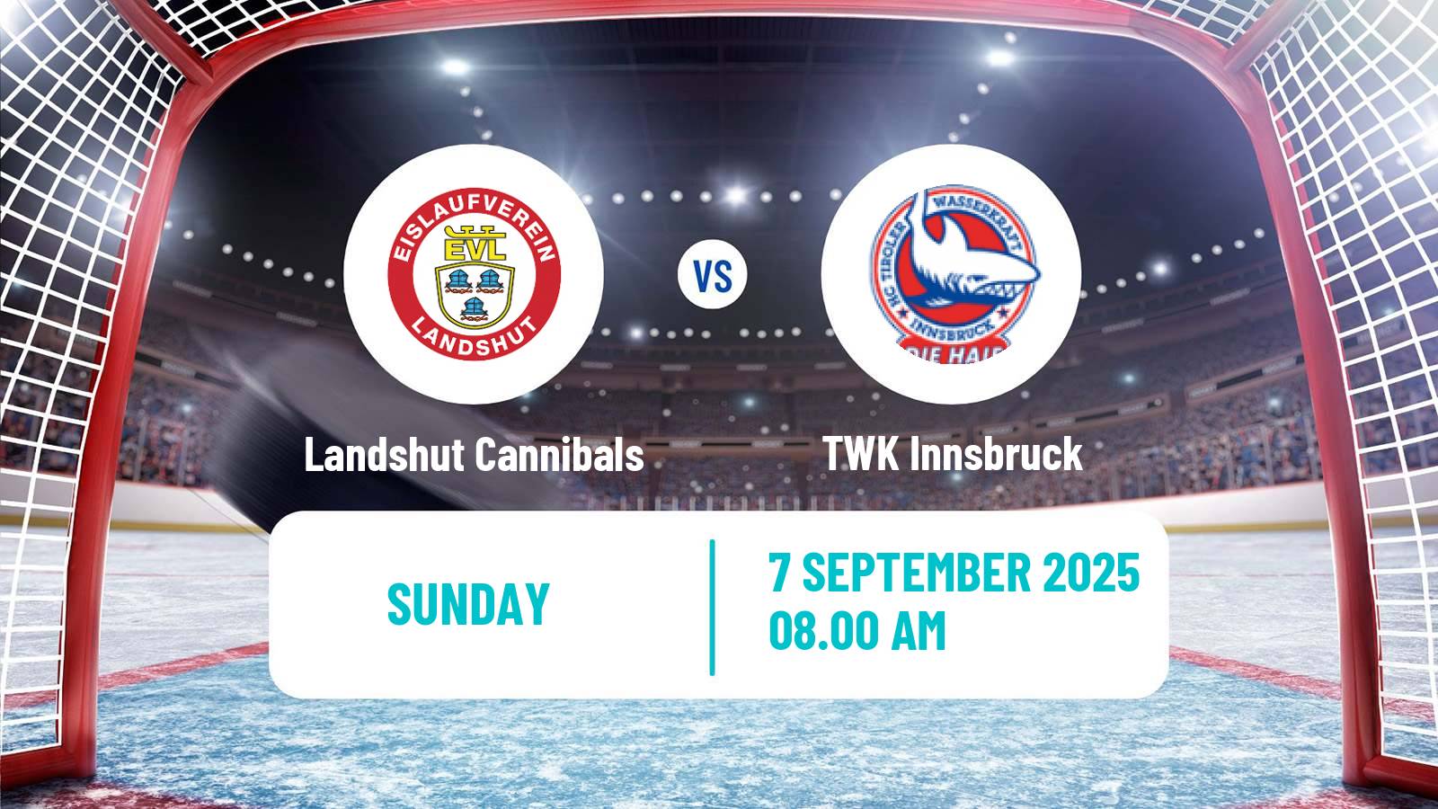 Hockey Club Friendly Ice Hockey Landshut Cannibals - TWK Innsbruck