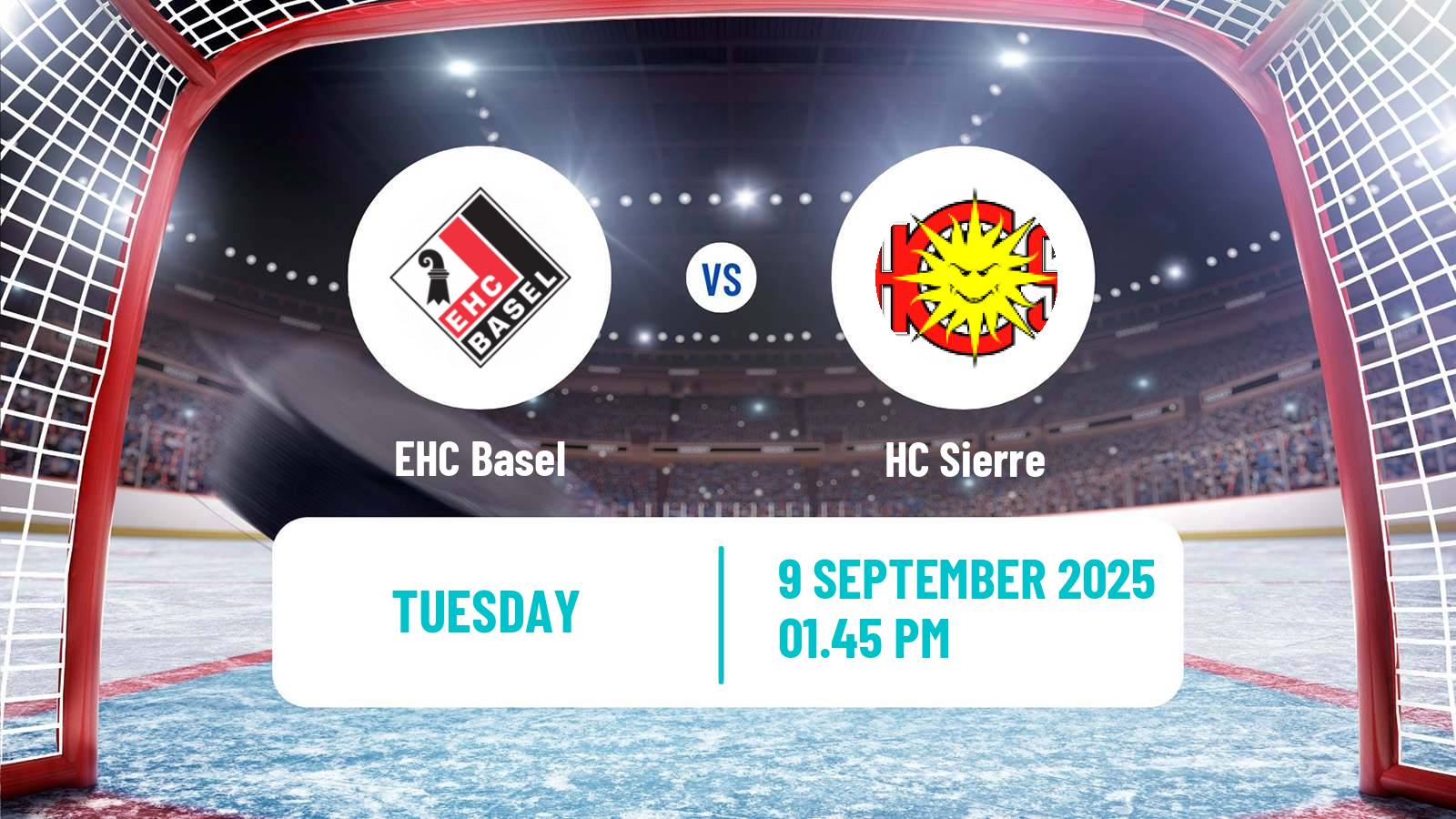 Hockey Swiss League Hockey EHC Basel - Sierre