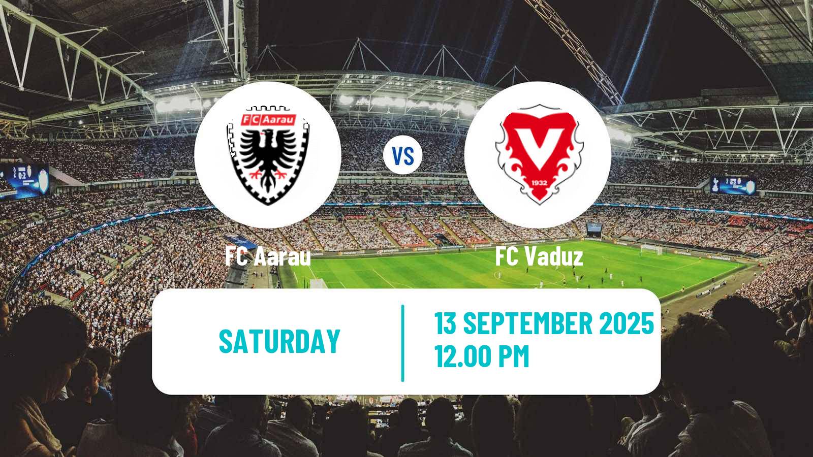 Soccer Swiss Challenge League Aarau - Vaduz