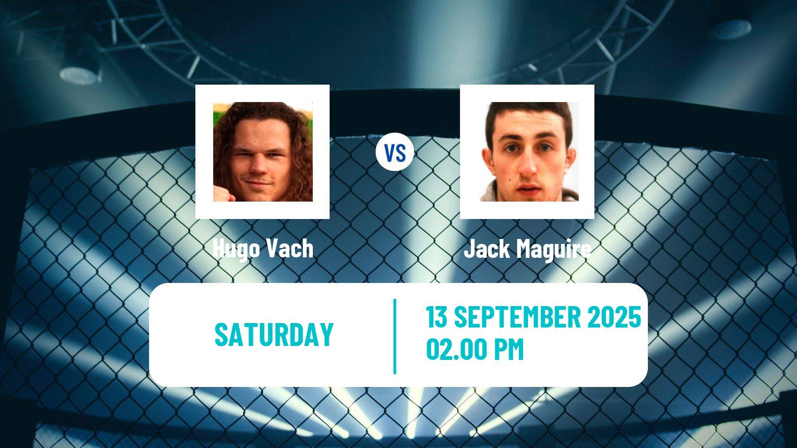 MMA Featherweight Oktagon Men Hugo Vach - Jack Maguire