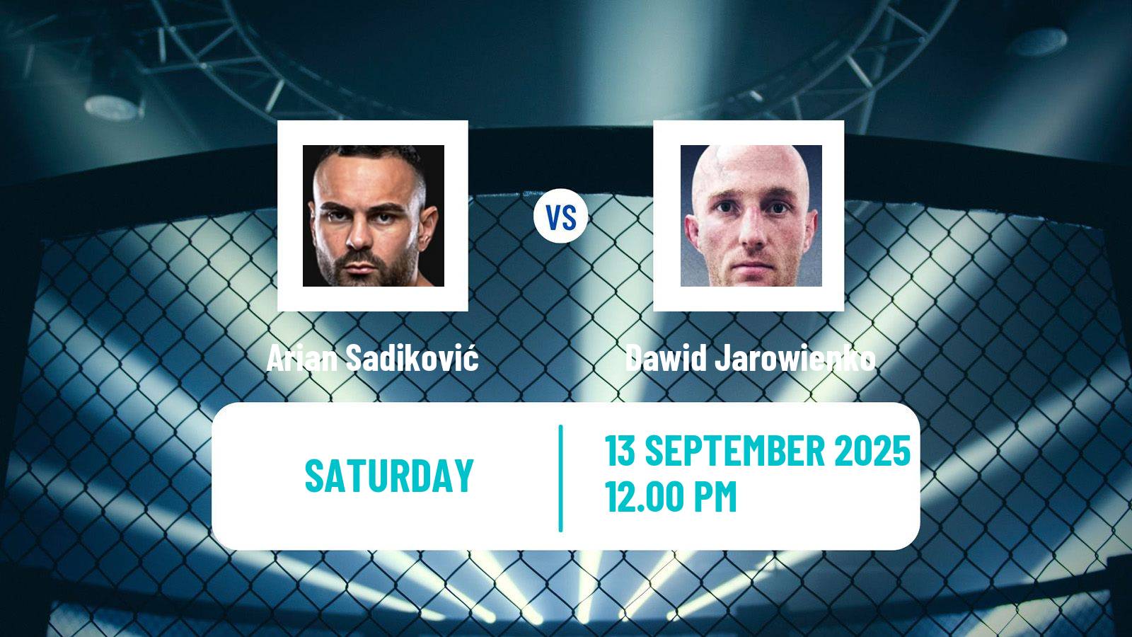 MMA Welterweight Oktagon Men Arian Sadiković - Dawid Jarowienko