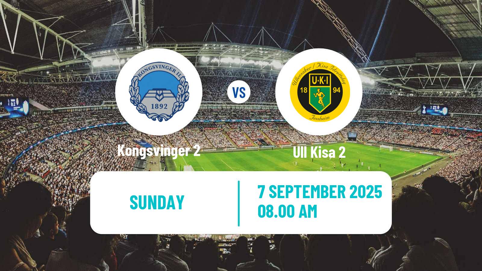 Soccer Norwegian Division 3 - Group 3 Kongsvinger 2 - Ull Kisa 2