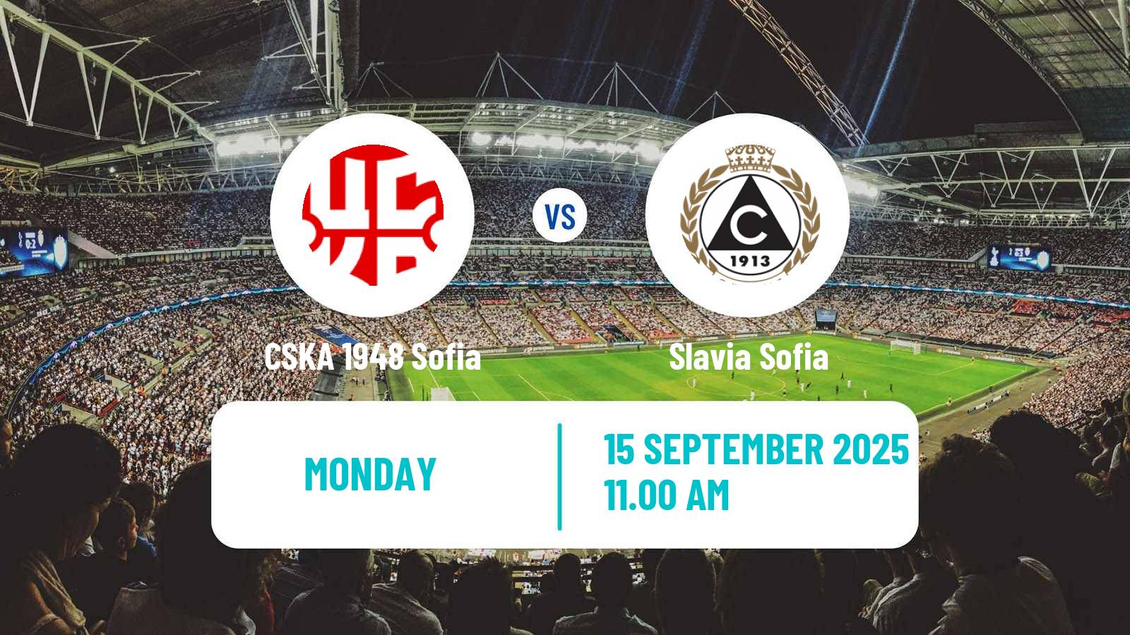 Soccer Bulgarian Parva Liga CSKA 1948 Sofia - Slavia Sofia