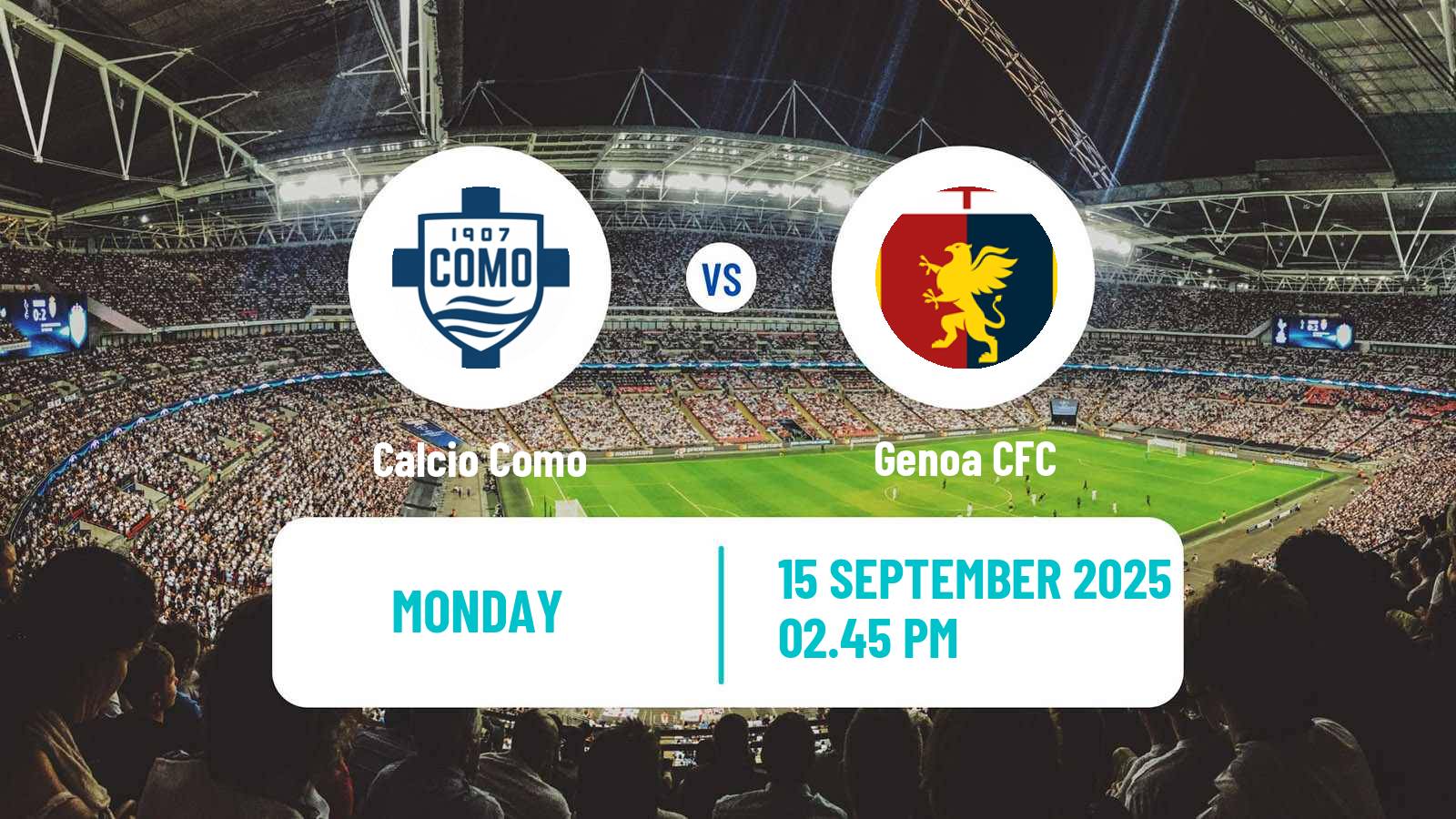 Soccer Italian Serie A Como - Genoa