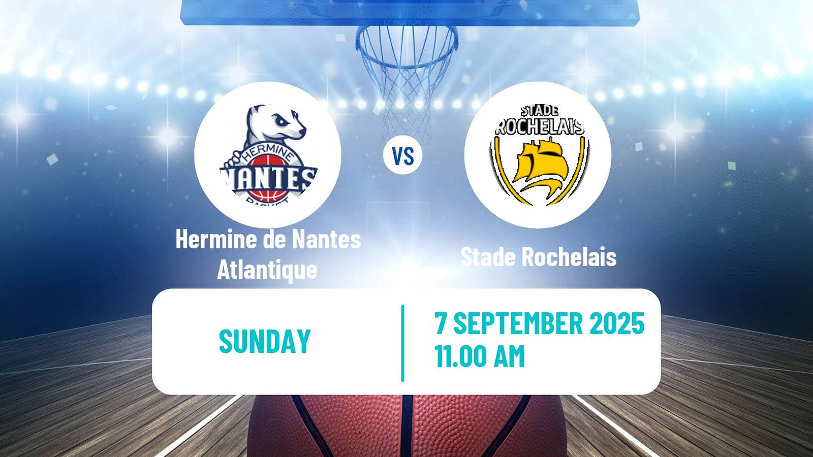 Basketball Club Friendly Basketball Hermine de Nantes Atlantique - Stade Rochelais