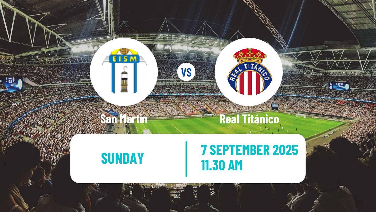 Soccer Spanish Tercera RFEF - Group 2 San Martín - Real Titánico