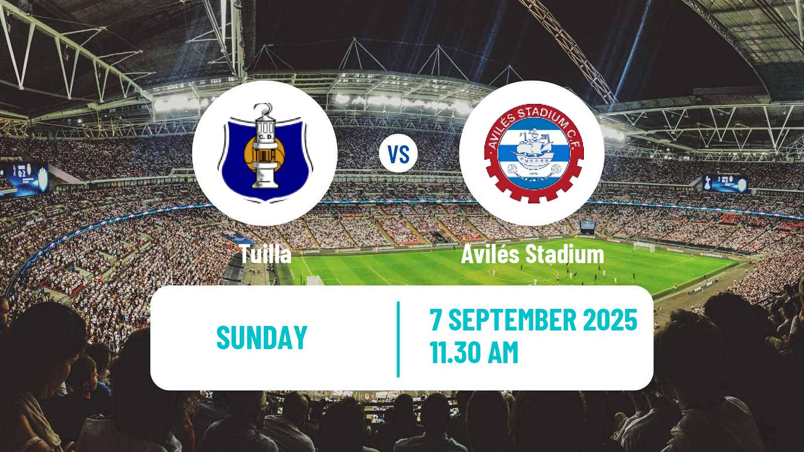 Soccer Spanish Tercera RFEF - Group 2 Tuilla - Avilés Stadium
