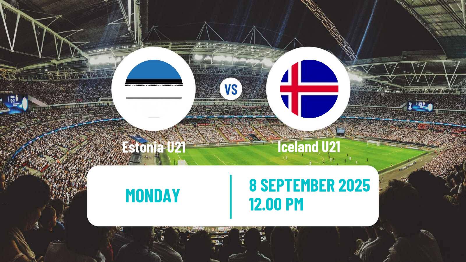 Soccer UEFA Euro U21 Estonia U21 - Iceland U21