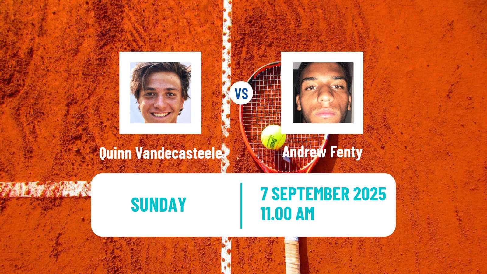 Tennis Winston Salem Challenger Men Quinn Vandecasteele - Andrew Fenty