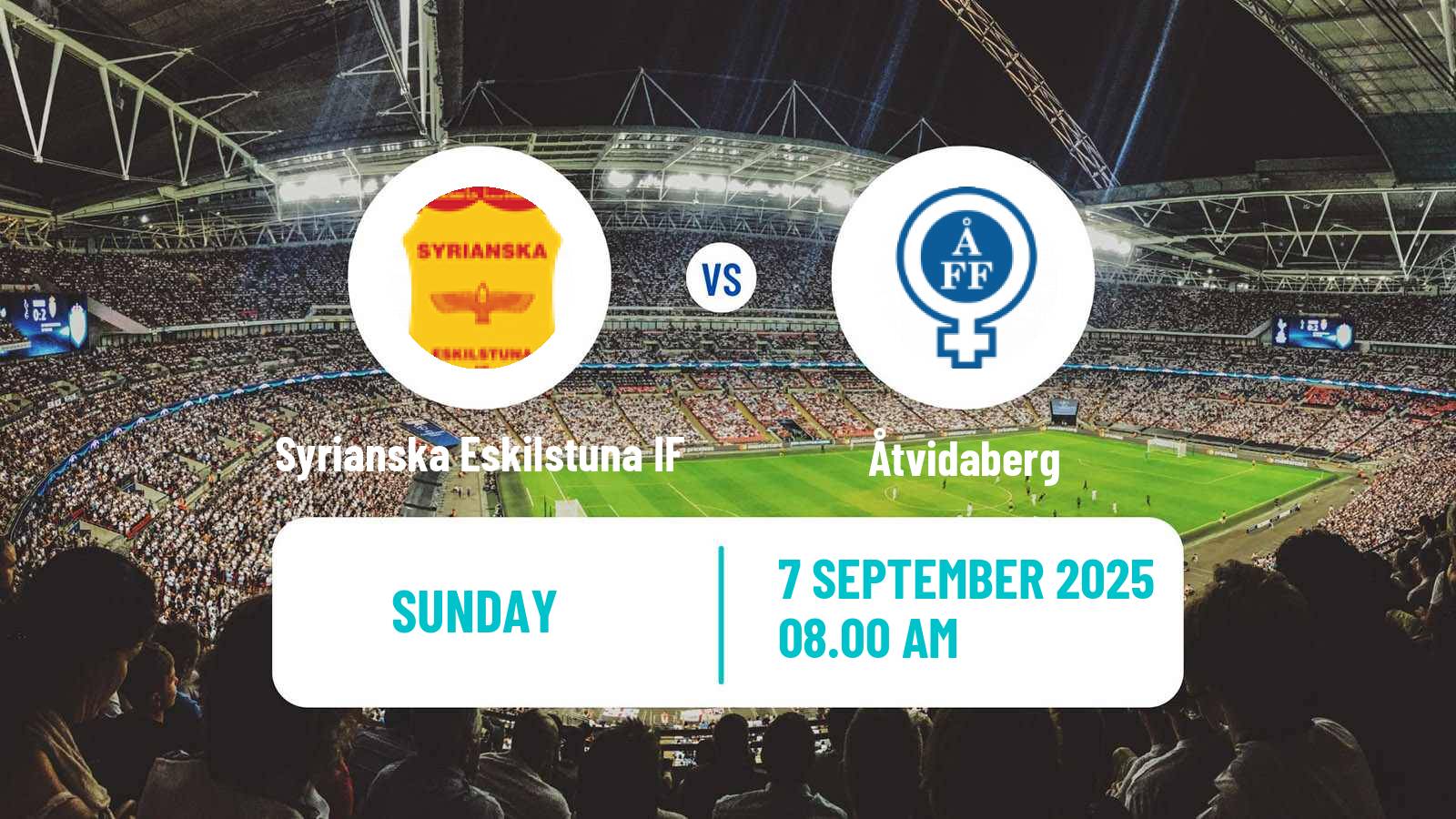 Soccer Swedish Division 2 - Södra Svealand Syrianska Eskilstuna IF - Åtvidaberg