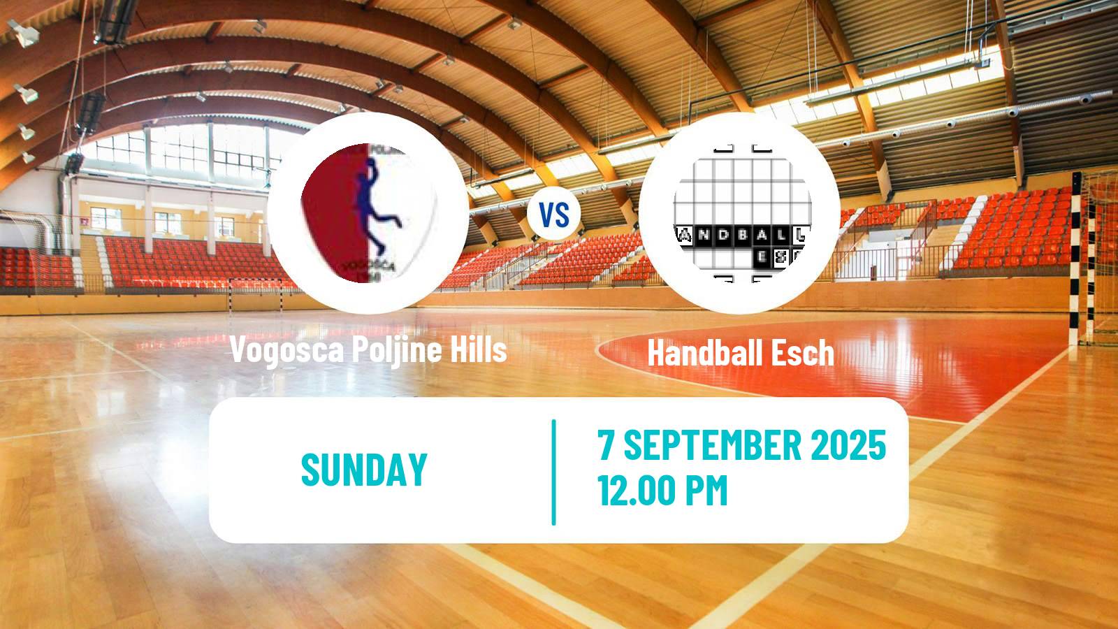 Handball EHF European Cup Vogosca Poljine Hills - Handball Esch