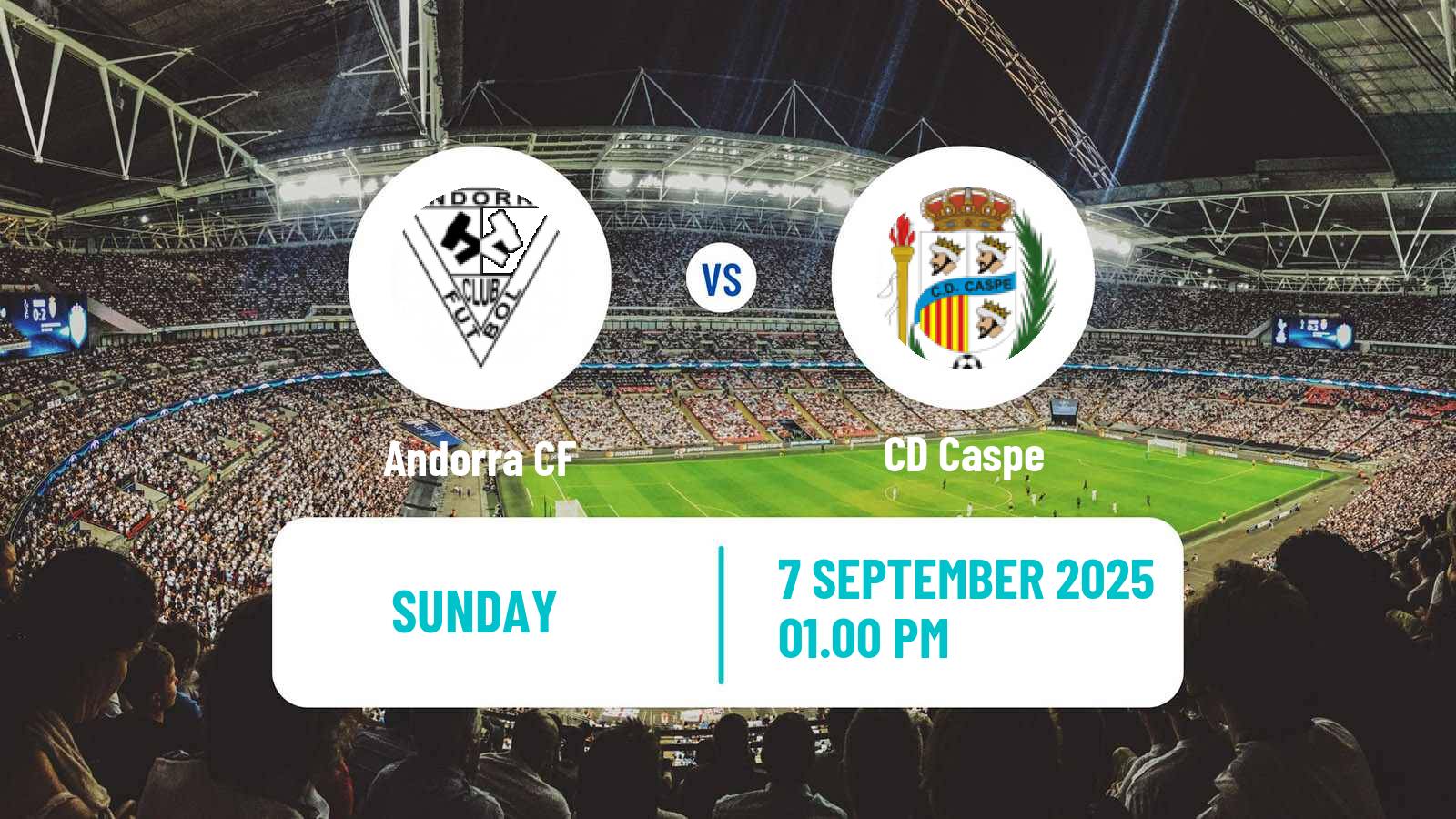 Soccer Spanish Tercera RFEF - Group 17 Andorra CF - Caspe