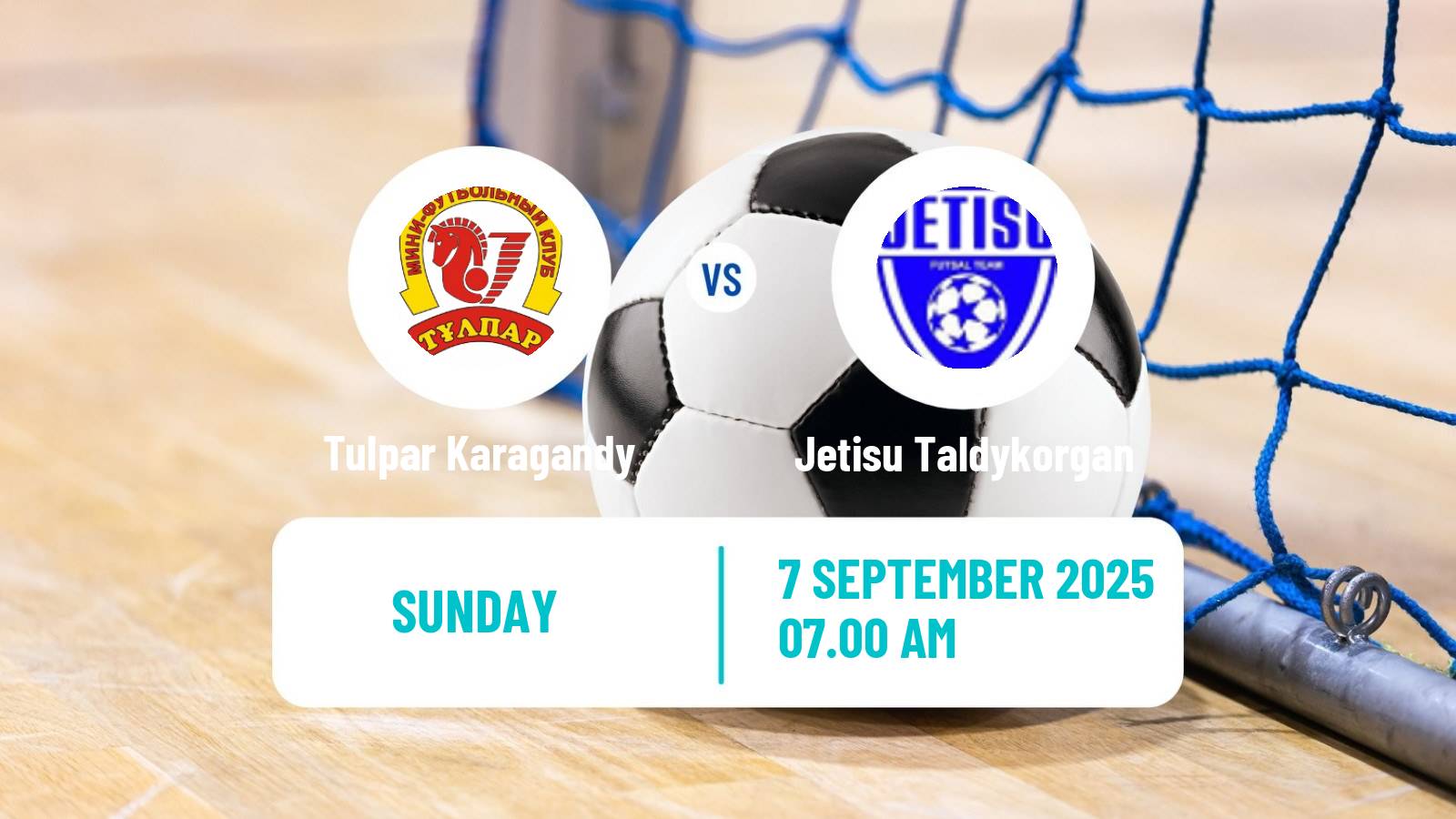 Futsal Kazakh Championship Futsal Tulpar Karagandy - Jetisu Taldykorgan