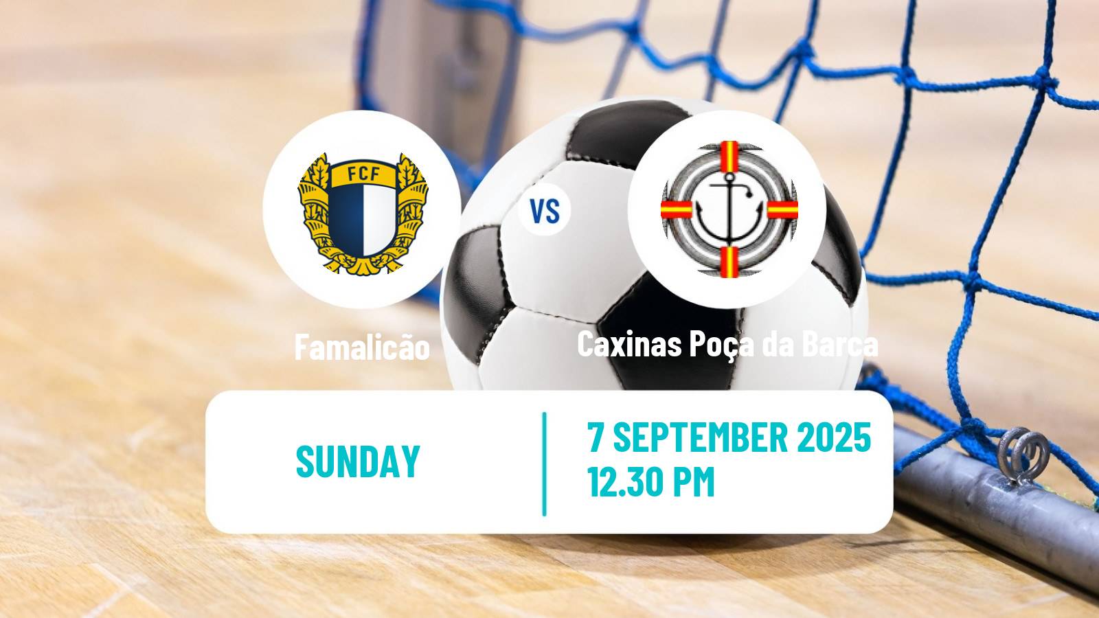 Futsal Portuguese 1ª divisão Futsal Famalicão - Caxinas Poça da Barca