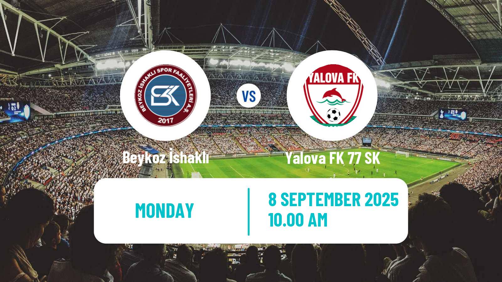 Soccer Turkish 3 Lig Group 1 Beykoz İshaklı - Yalova FK 77 SK