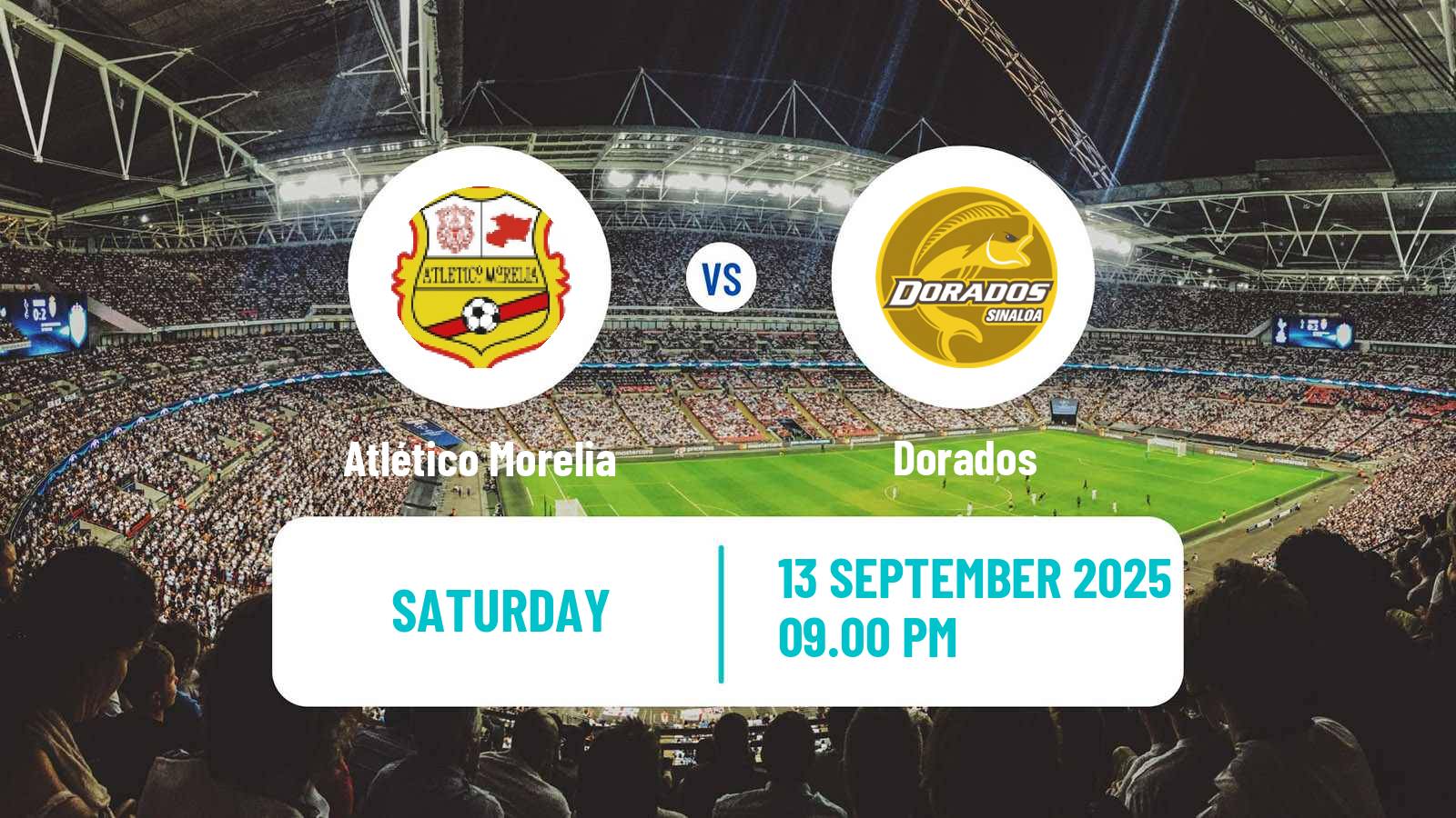Soccer Mexican Liga de Expansion MX Atlético Morelia - Dorados