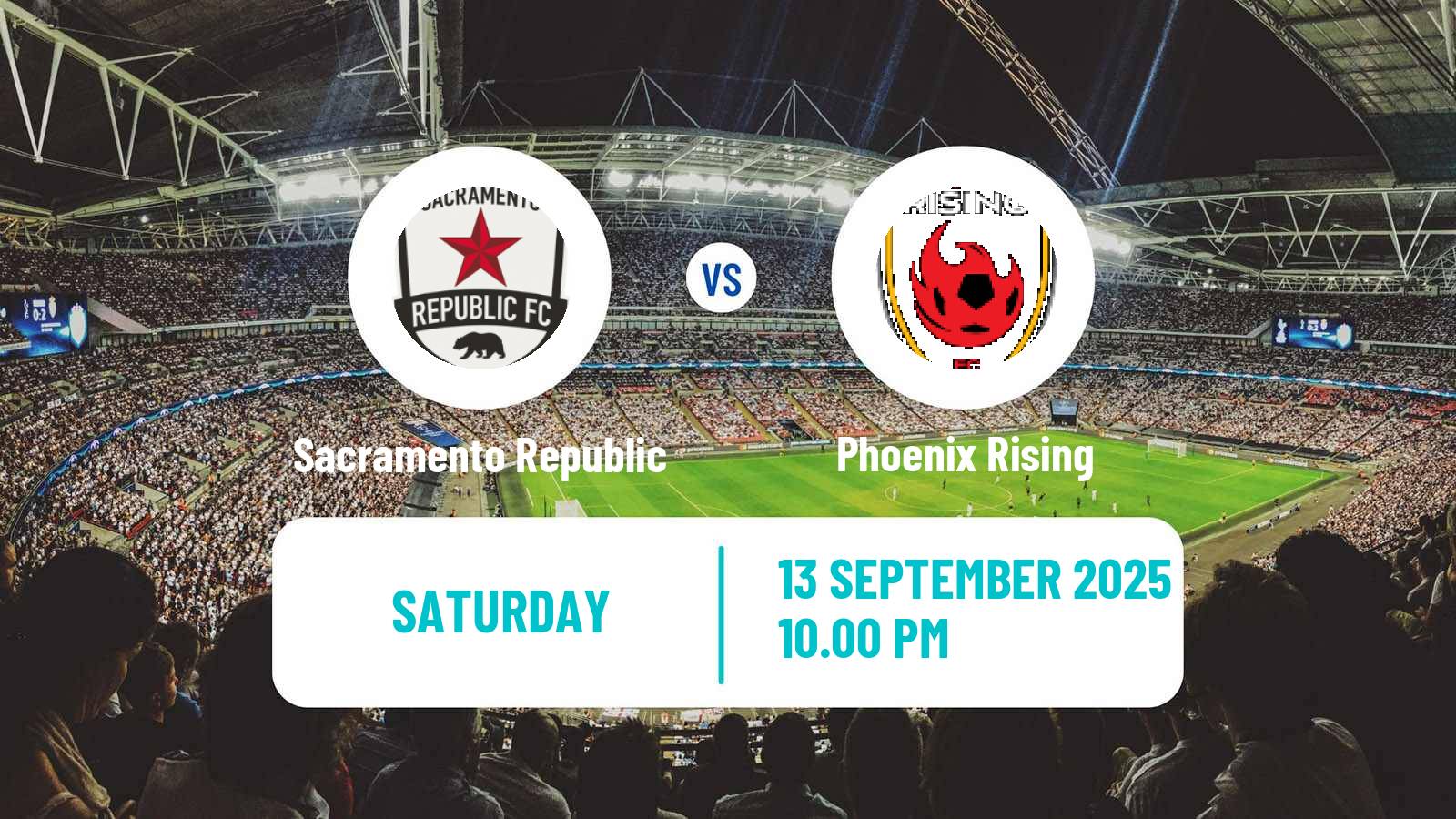 Soccer USL Championship Sacramento Republic - Phoenix Rising