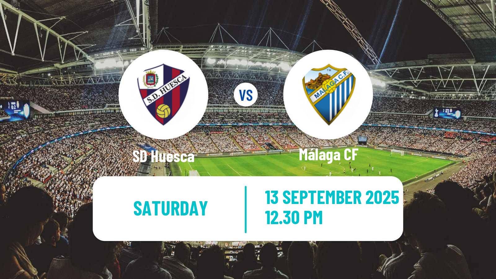 Soccer Spanish LaLiga2 Huesca - Málaga