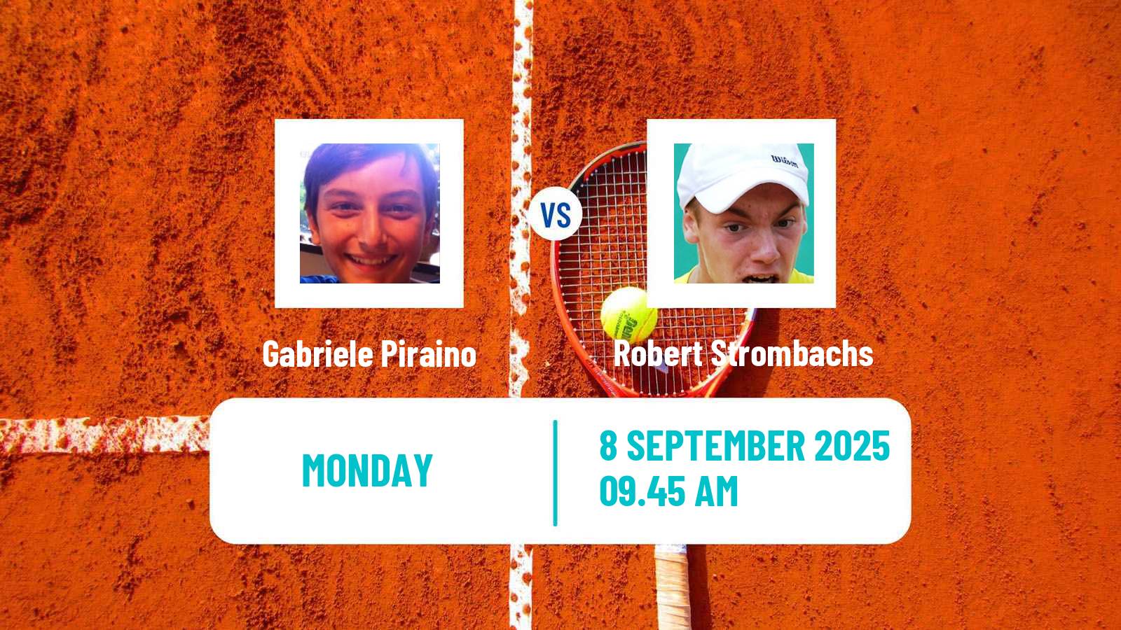 Tennis Biella Challenger Men Gabriele Piraino - Robert Strombachs