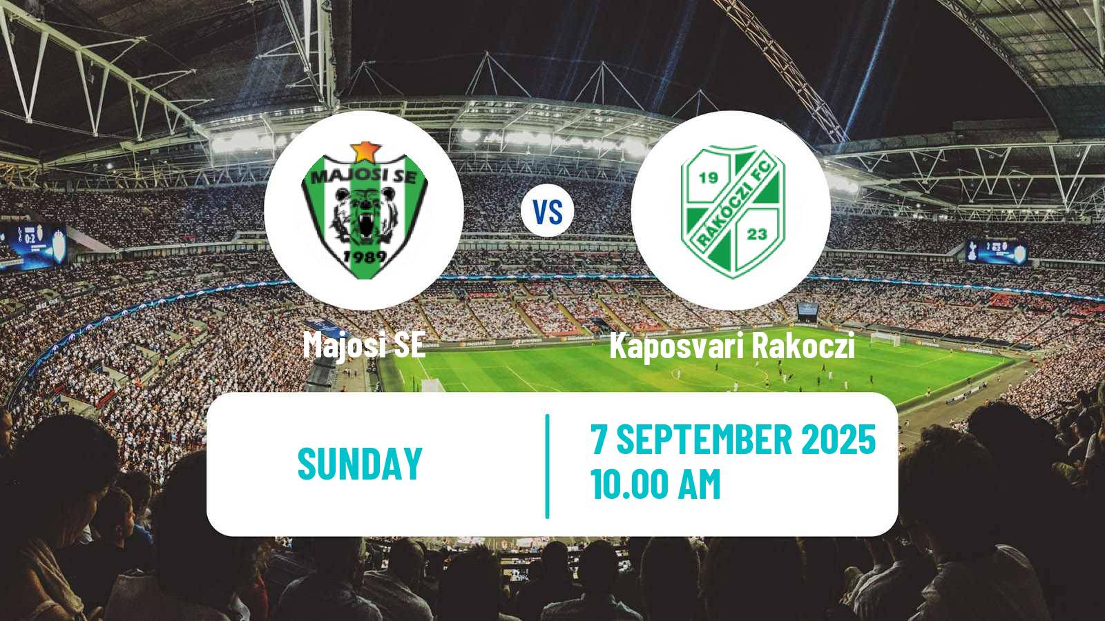 Soccer Hungarian NB III Southwest Majosi - Kaposvari Rakoczi
