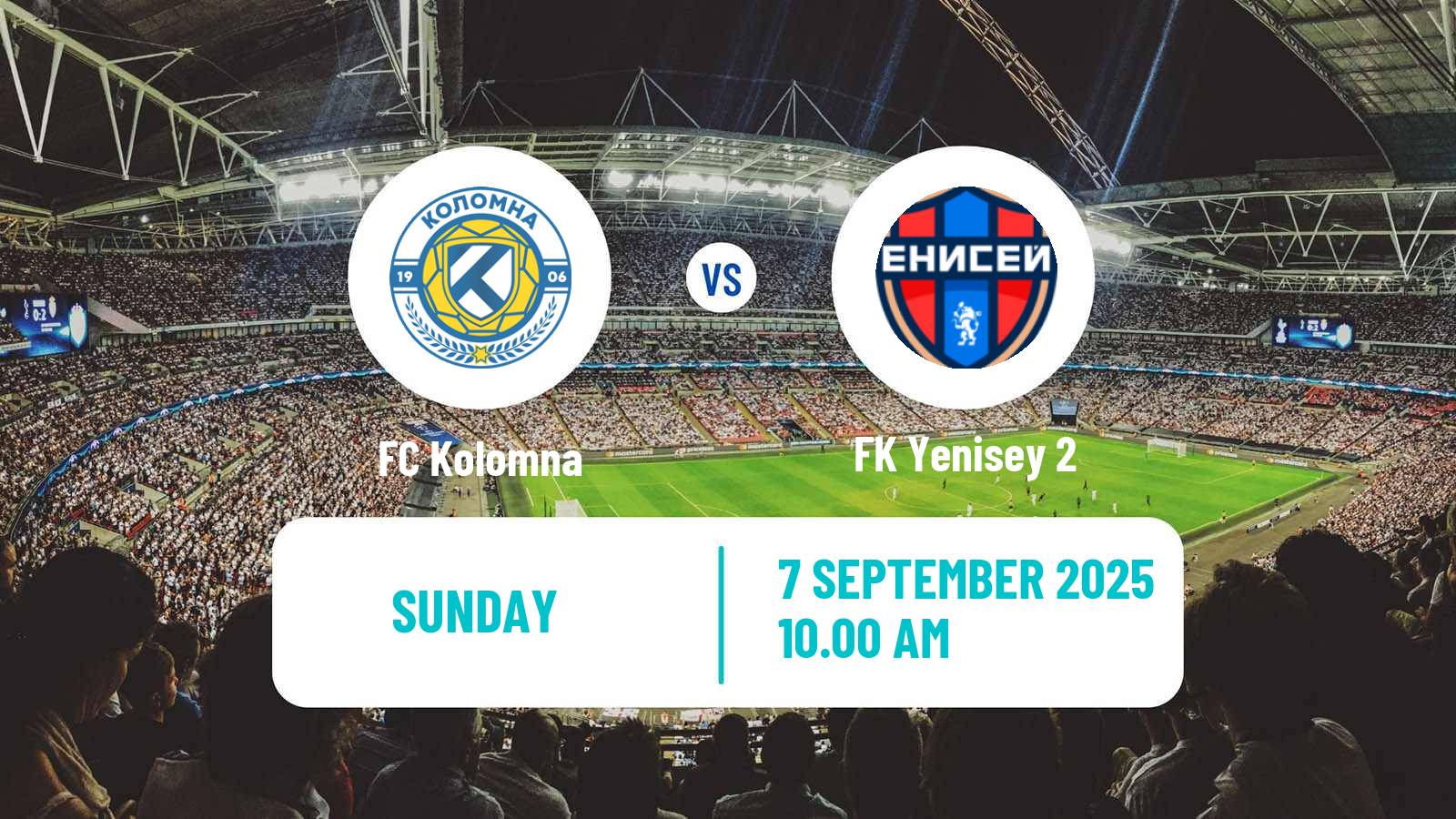 Soccer FNL 2 Division B Group 2 Kolomna - Yenisey 2