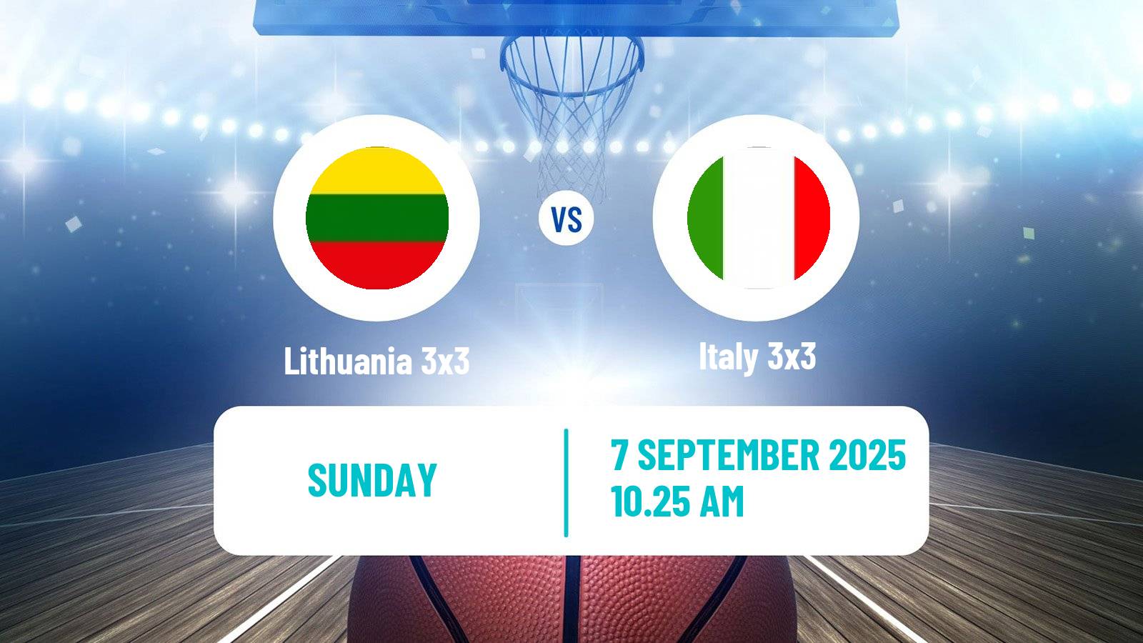 Basketball Europe Cup Basketball 3x3 Lithuania 3x3 - Italy 3x3
