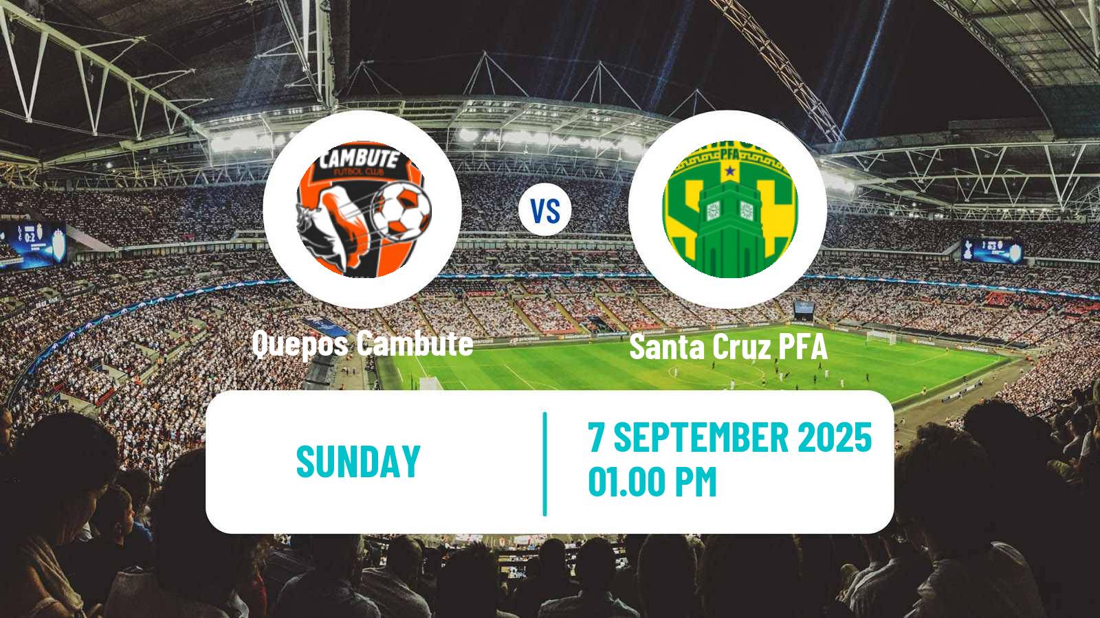 Soccer Costa Rican Liga de Ascenso Quepos Cambute - Santa Cruz PFA