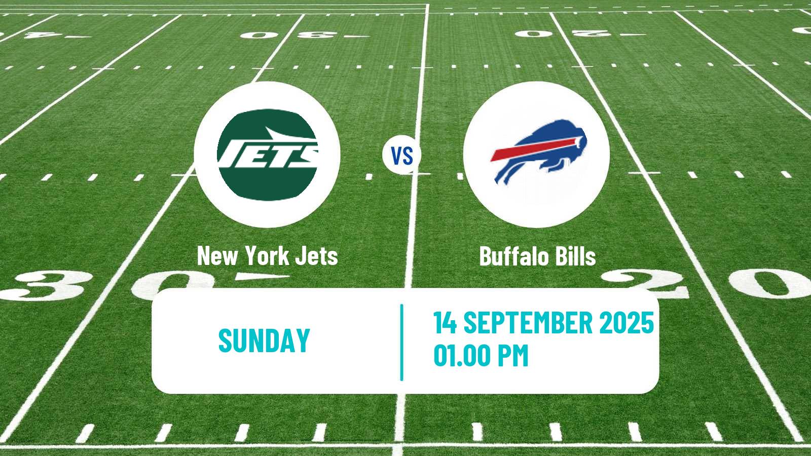 American football NFL New York Jets - Buffalo Bills