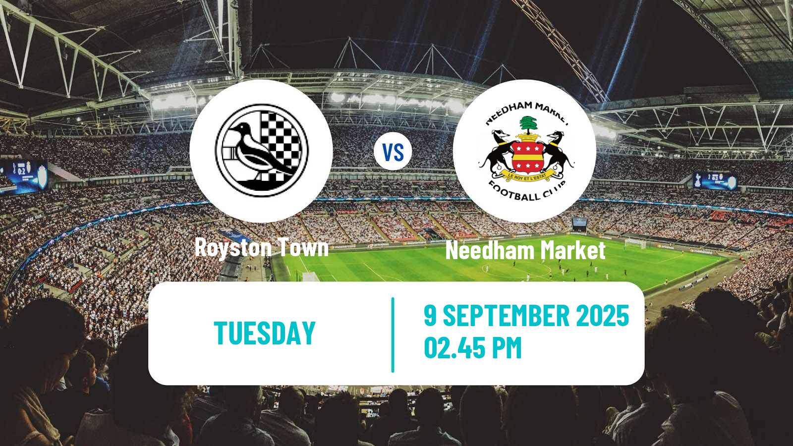 Soccer English Southern League Central Division Royston Town - Needham Market