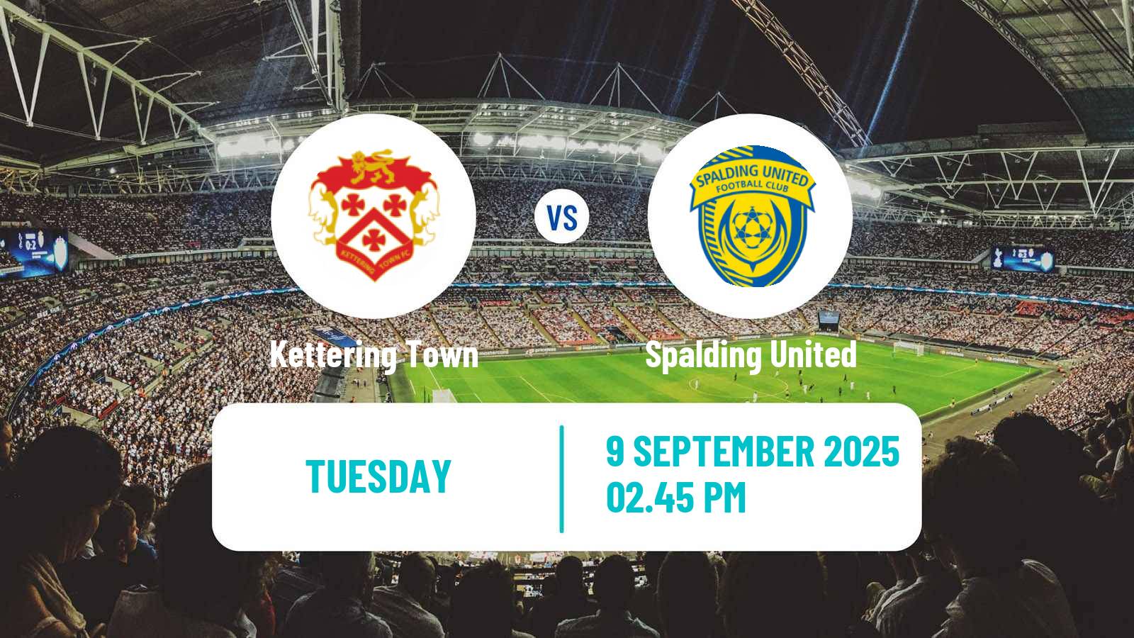 Soccer English Southern League Central Division Kettering Town - Spalding United