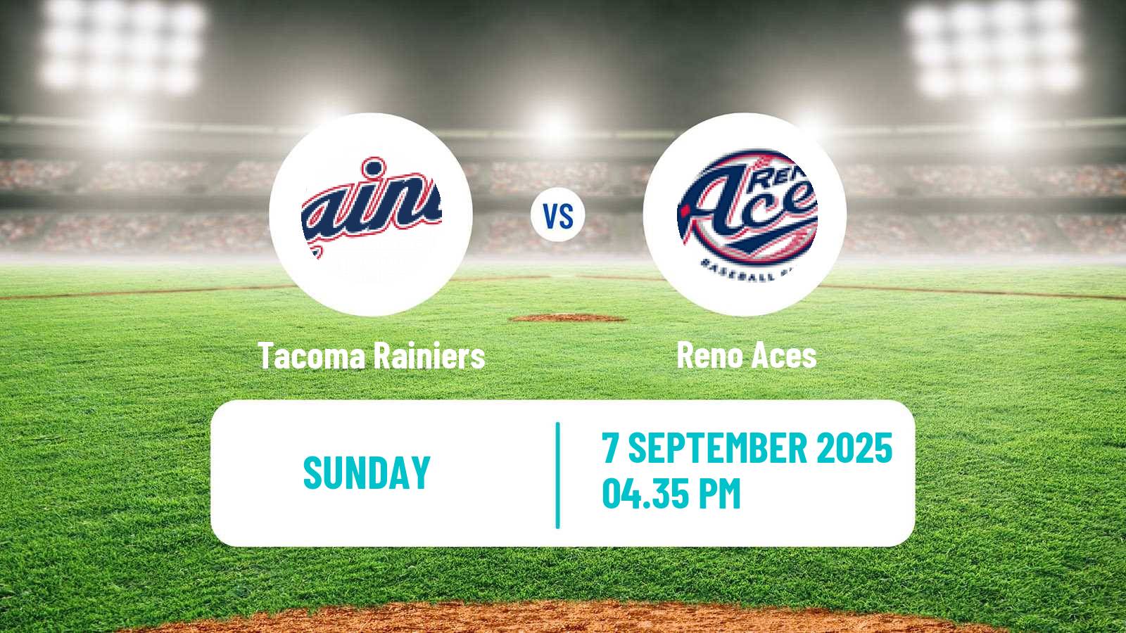 Baseball PCL Tacoma Rainiers - Reno Aces