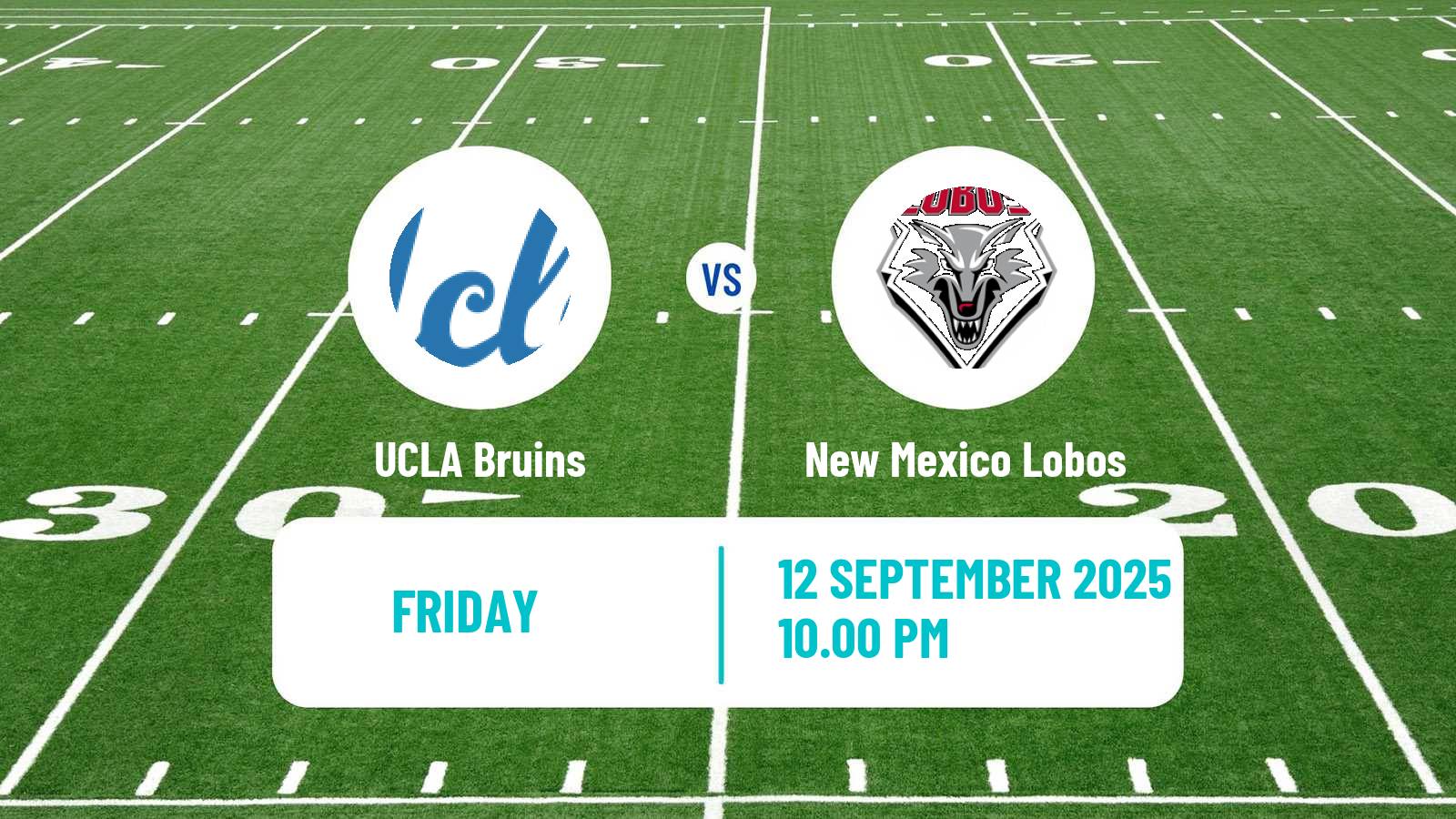 American football NCAA College Football UCLA Bruins - New Mexico Lobos