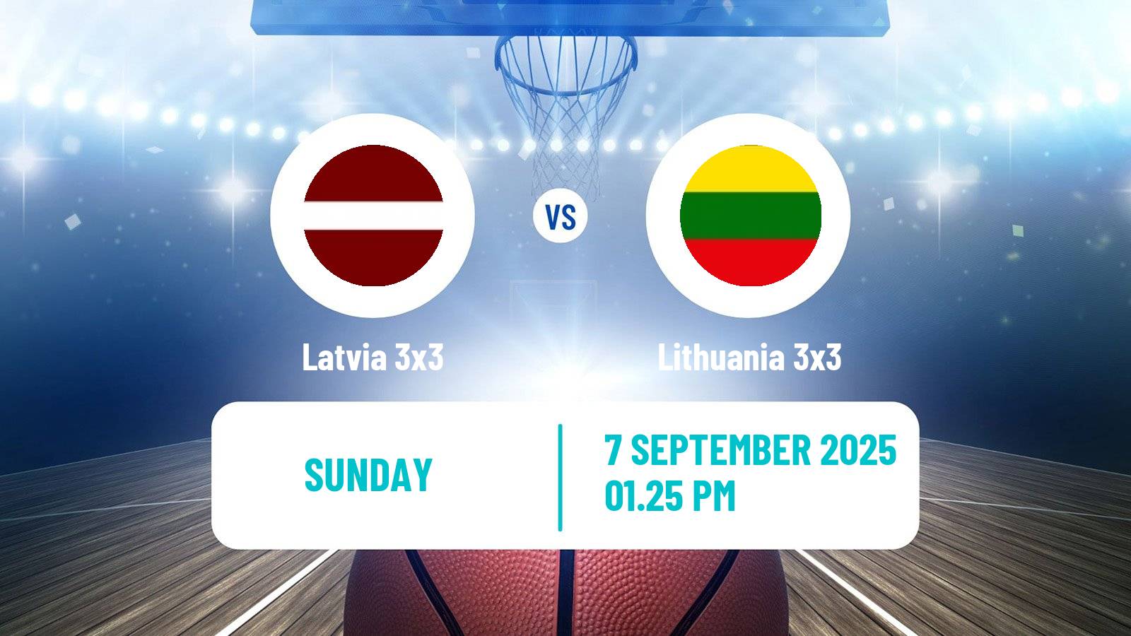Basketball Europe Cup Basketball 3x3 Latvia 3x3 - Lithuania 3x3