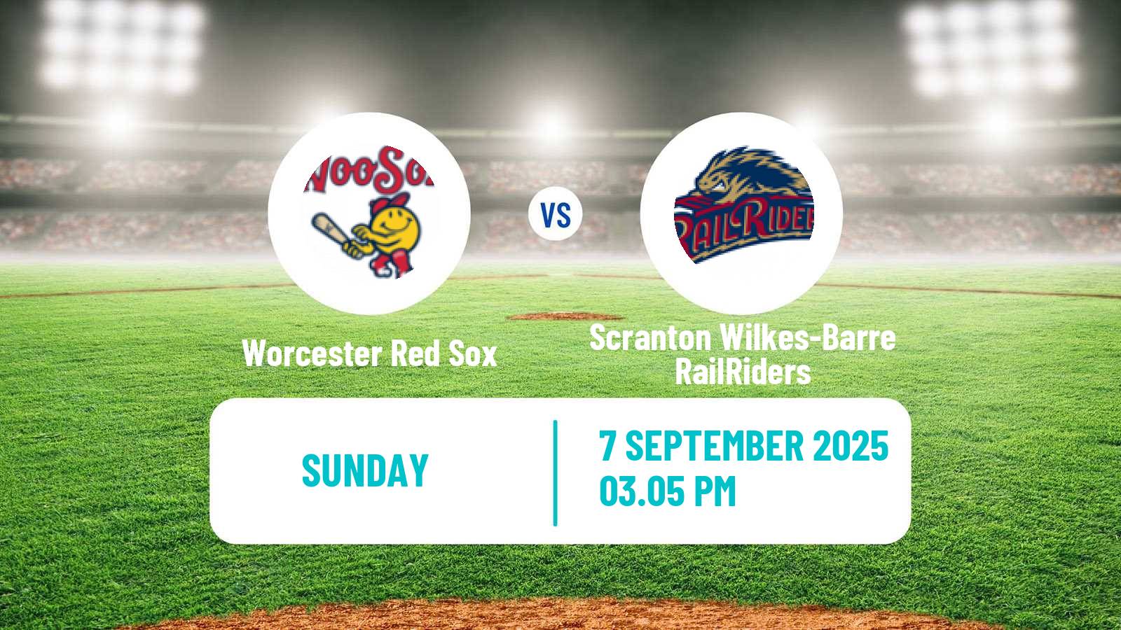 Baseball IL Worcester Red Sox - Scranton Wilkes-Barre RailRiders