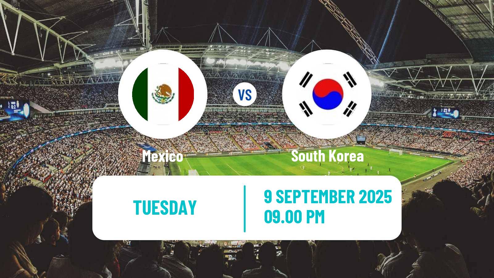 Soccer Friendly Mexico - South Korea