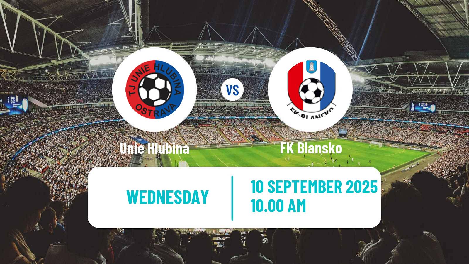 Soccer Czech MSFL Unie Hlubina - Blansko