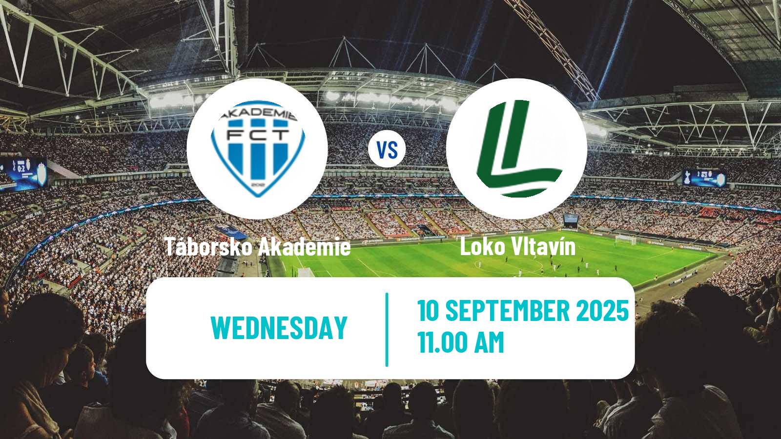 Soccer Czech CFL Group A Táborsko Akademie - Loko Vltavín