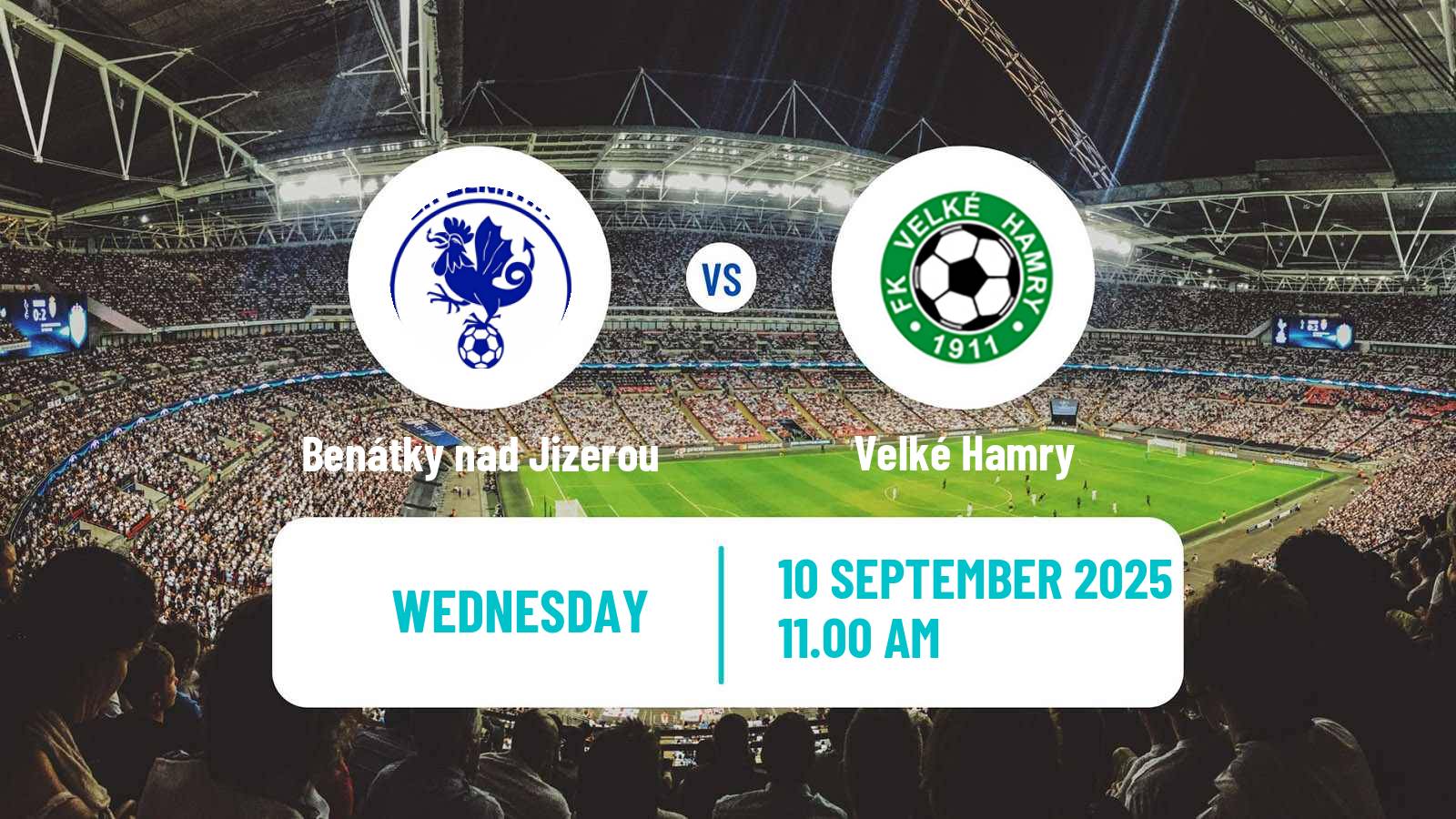 Soccer Czech CFL Group B Benátky nad Jizerou - Velké Hamry